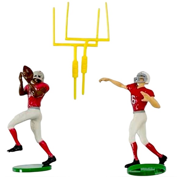 NEW Football Touchdown Cake Topper Set - Picture 1 of 3